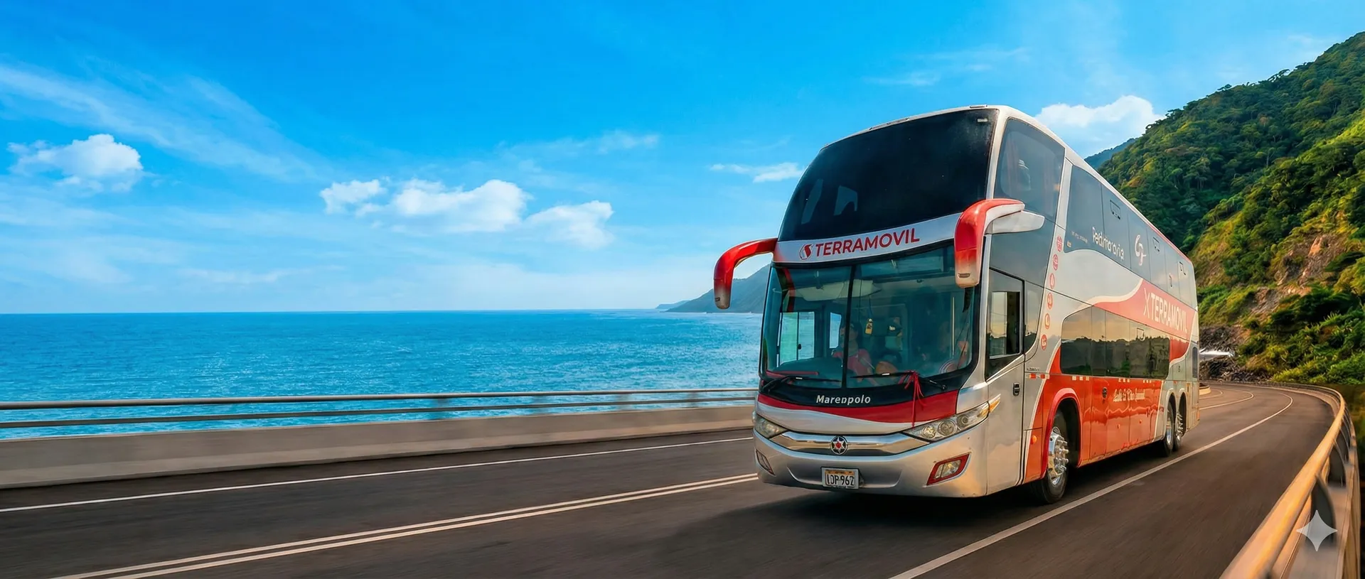 Autobús de Terramóvil en la terminal